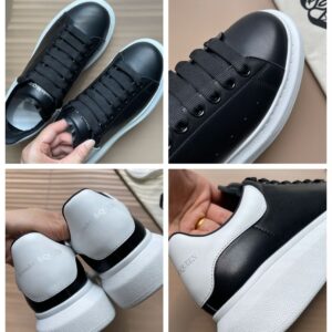 ALEXANDER MCQUEEN OVERSIZED SNEAKER IN BLACK WHITE - M005