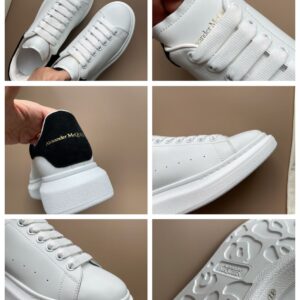 ALEXANDER MCQUEEN OVERSIZED SNEAKER IN WHITE BLACK - M003