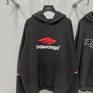 BALENCIAGA 3B SPORTS ICON COTTON HOODIE - BH035