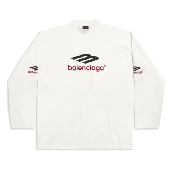 BALENCIAGA 3B SPORTS ICON LONG-SLEEVE SHIRT - BH031