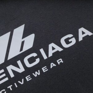 BALENCIAGA ACTIVEWEAR T-SHIRT MEDIUM FIT IN BLACK - Y013