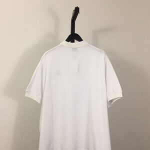 BALENCIAGA BB CLASSIC BALENCIAGA POLO SHIRT OVERSIZED IN WHITE - Y037