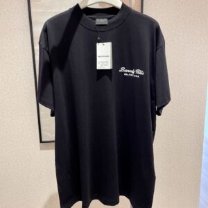 BALENCIAGA BEVERLY HILLS T-SHIRT MEDIUM FIT IN BLACK - Y038