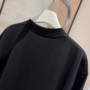 BALENCIAGA BEVERLY HILLS T-SHIRT MEDIUM FIT IN BLACK - Y038