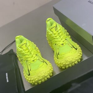 BALENCIAGA DEFENDER TRAINERS FLUO YELLOW - B057