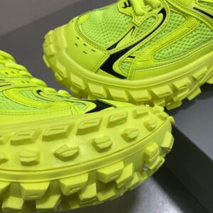 BALENCIAGA DEFENDER TRAINERS FLUO YELLOW - B057