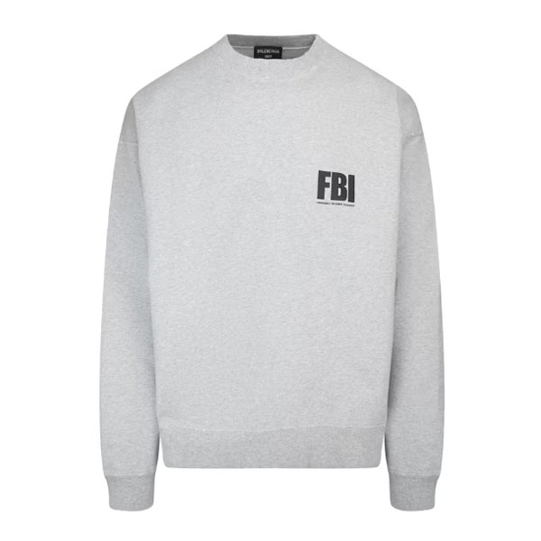 BALENCIAGA FBI CREWNECK SWEATSHIRT - BH033