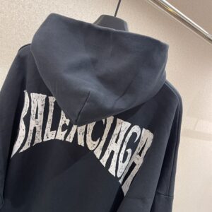 BALENCIAGA HAND-DRAWN HOODIE MEDIUM FIT - BH027