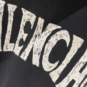 BALENCIAGA HAND-DRAWN HOODIE MEDIUM FIT - BH027