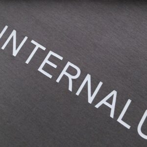 BALENCIAGA INTERNAL USE ONLY INSIDE-OUT T-SHIRT IN BLACK - Y022