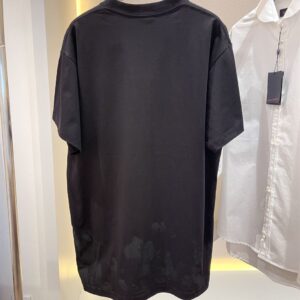 BALENCIAGA METAL BB STENCIL T-SHIRT OVERSIZED IN BLACK WHITE - Y033