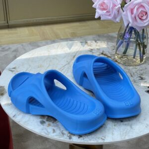 BALENCIAGA MOLD SLIDE SANDAL BLUE - E032