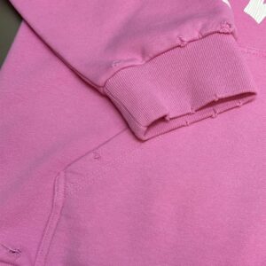 BALENCIAGA NOLOGO HOODIE MEDIUM FIT IN LIGHT PINK - BH008