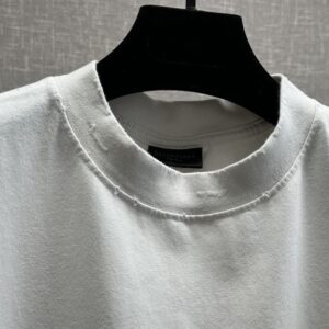 BALENCIAGA NOT BEEN DONE SLEEVELESS T-SHIRT OVERSIZED IN OFF WHITE - Y012