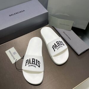 BALENCIAGA PARIS POOL SLIDE SANDAL - E035