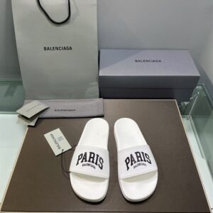 BALENCIAGA PARIS POOL SLIDE SANDAL - E035