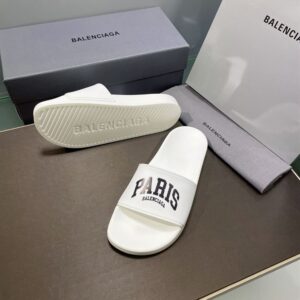 BALENCIAGA PARIS POOL SLIDE SANDAL - E035