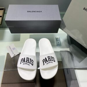 BALENCIAGA PARIS POOL SLIDE SANDAL - E035