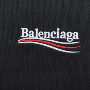 BALENCIAGA POLITICAL CAMPAIGN SHRUNK ZIP-UP HOODIE - BH034