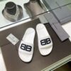 BALENCIAGA POOL SLIDES 3D BB GLOW LOGO - E038