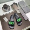 BALENCIAGA POOL SLIDES 3D BB GLOW LOGO - E043