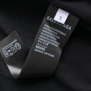 BALENCIAGA SNBN INSIDE-OUT T-SHIRT IN BLACK - Y027