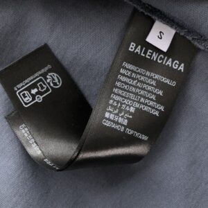 BALENCIAGA SNBN INSIDE-OUT T-SHIRT IN BLUE - Y028