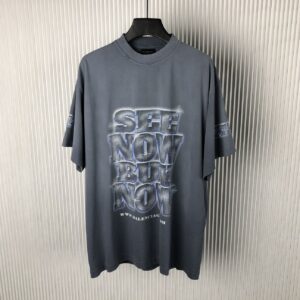 BALENCIAGA SNBN INSIDE-OUT T-SHIRT IN BLUE - Y028