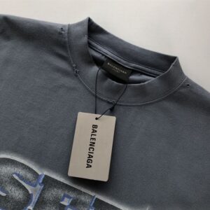 BALENCIAGA SNBN INSIDE-OUT T-SHIRT IN BLUE - Y028