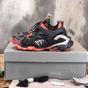 BALENCIAGA TRACK.2 BLACK RED GREY SNEAKER - B055