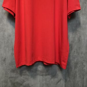 BALENCIAGA UNDER ARMOUR T-SHIRT OVERSIZED FIT IN RED WHITE - Y035