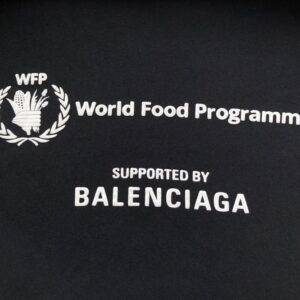 BALENCIAGA WFP HOODIE MEDIUM FIT IN BLACK - BH042