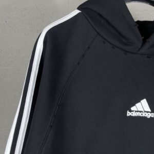 BALENCIAGA X ADIDAS HOODIE BLACK - BH020