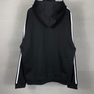 BALENCIAGA X ADIDAS ZIP-UP HOODIE SMALL FIT BLACK - BH029