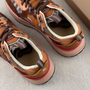 BURBERRY CHECK AND SUEDE SNEAKERS DARK BIRCH BROWN - R020