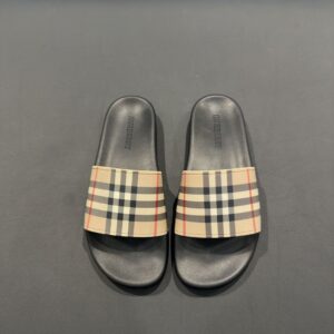 BURBERRY CHECK SLIDES - U005