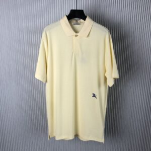 BURBERRY COTTON POLO SHIRT SHERBET - W020