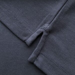 BURBERRY COTTON POLO SHIRT SMOKED NAVY - W003