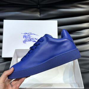 BURBERRY LEATHER BOX SNEAKERS KNIGHT - R006