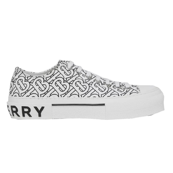 BURBERRY MONOGRAM PRINT COTTON SNEAKERS - R037