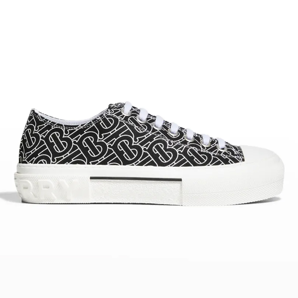 BURBERRY MONOGRAM PRINT COTTON SNEAKERS - R038