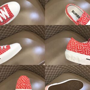 BURBERRY MONOGRAM PRINT COTTON SNEAKERS - R039