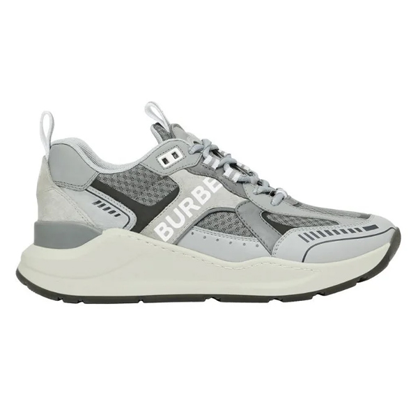 BURBERRY SUEDE AND MESH SNEAKERS - R022