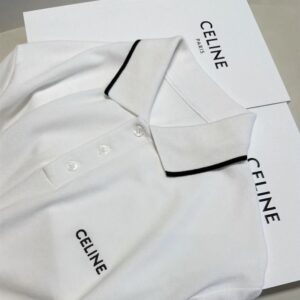 CELINE CLASSIC POLO SHIRT IN COTTON PIQUE - CE006