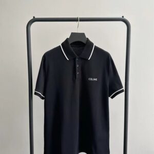 CELINE CLASSIC POLO SHIRT IN COTTON PIQUE - CE007