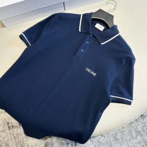 CELINE CLASSIC POLO SHIRT IN COTTON PIQUE - CE008