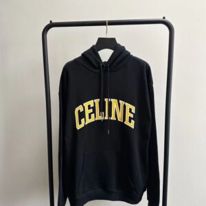 CELINE LOOSE HOODIE IN COTTON FLEECE - CR001