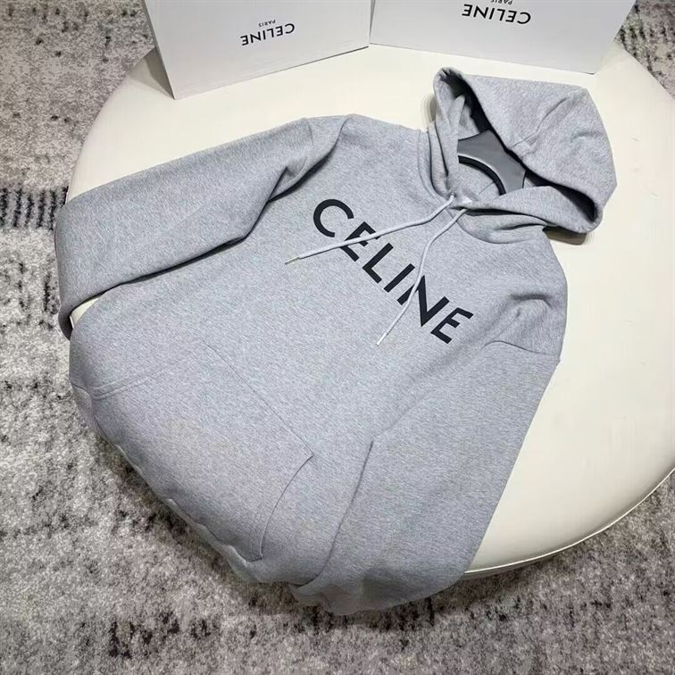 CELINE LOOSE HOODIE IN COTTON FLEECE - CR005