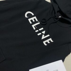 CELINE LOOSE HOODIE IN COTTON FLEECE - CR006