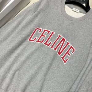 CELINE LOOSE SWEATSHIRT IN COTTON FLEECE - CR004